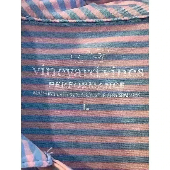 Vineyard Vines Men's Striped Performance Polo Shirt Multicolor Size L - Picture 2 of 7